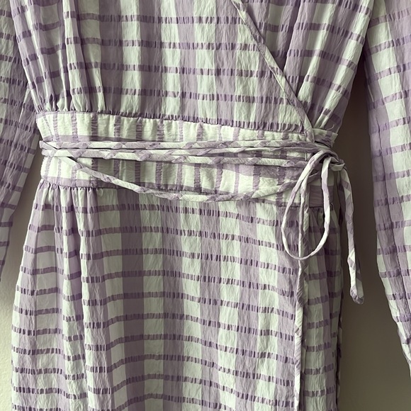 Baum und Pferdgarten Abylene Dress in Creamy Lilac Check size 38 - Picture 6 of 16